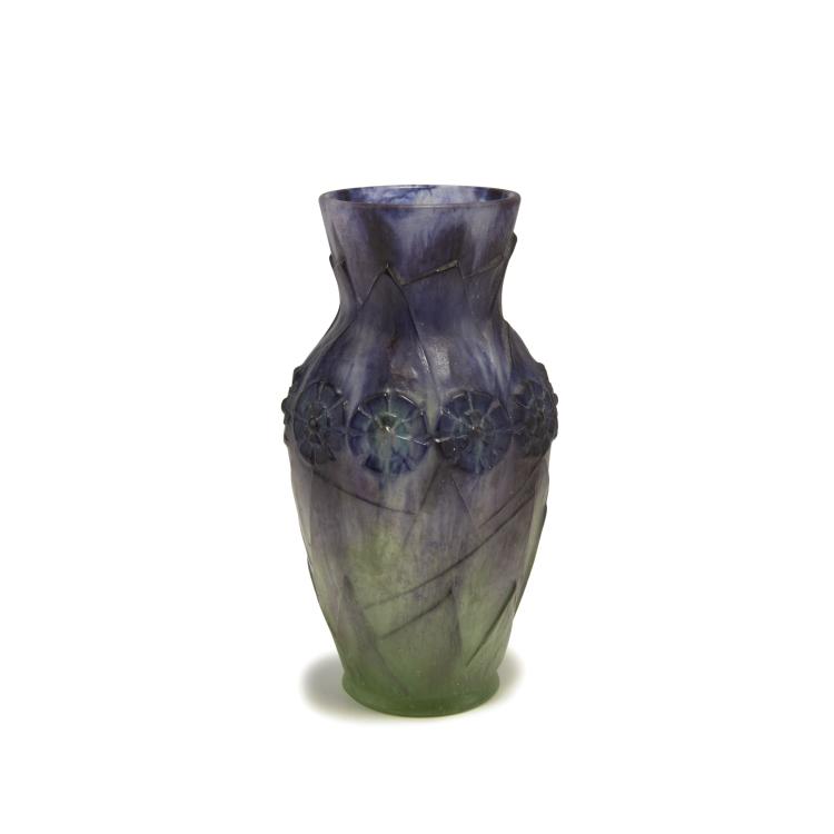 Hauptbild zu Objekt, Vase 'Feuillages modernes et fleurs', 1925, Gabriel Argy-Rousseau, Argy-Rousseau, Gabriel, Paris, 132B 165