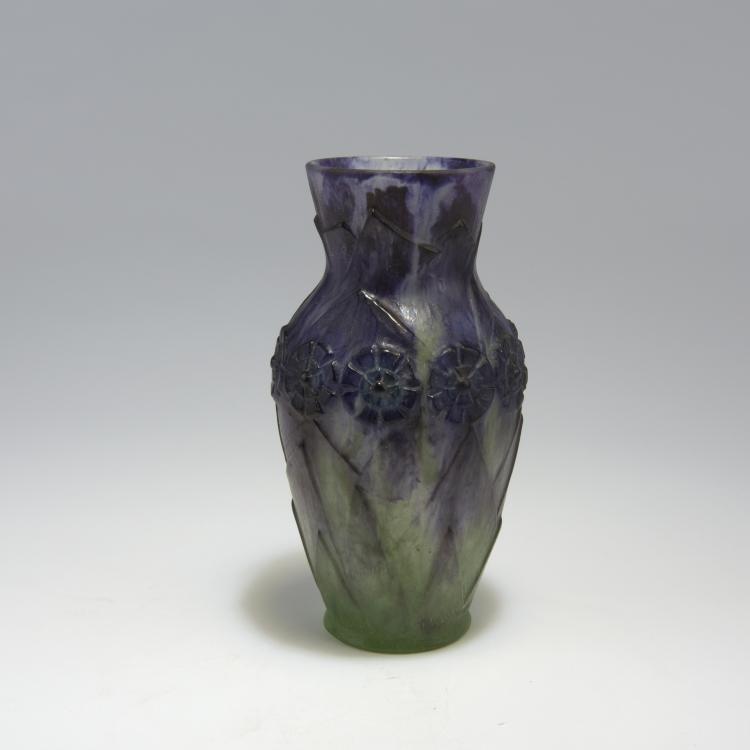 Bild 1 zu Objekt, Vase 'Feuillages modernes et fleurs', 1925, Gabriel Argy-Rousseau, Argy-Rousseau, Gabriel, Paris, 132B 165