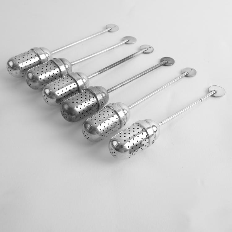 Hauptbild zu Objekt, Six tea eggs, 1924, Christian Dell, Bauhaus Weimar, 133A 32