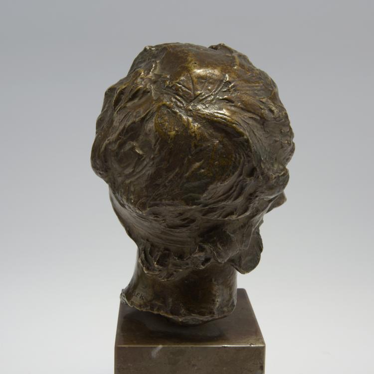 Bild 3 zu Objekt, Female head, c1910, Josef Vaclav Myslbek, 132B 650