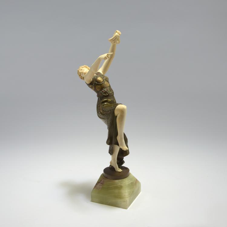 Bild 1 zu Objekt, 'Comedy-Tragedy' dancer, 1920s, Jo&eacute; Descomps, Etling, Paris, 132B 612