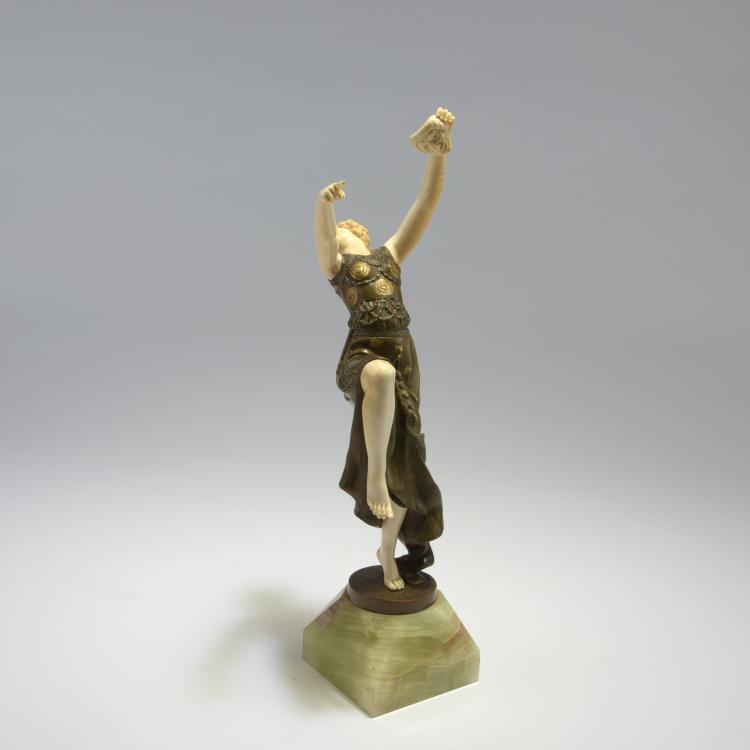 Bild 2 zu Objekt, 'Comedy-Tragedy' dancer, 1920s, Jo&eacute; Descomps, Etling, Paris, 132B 612