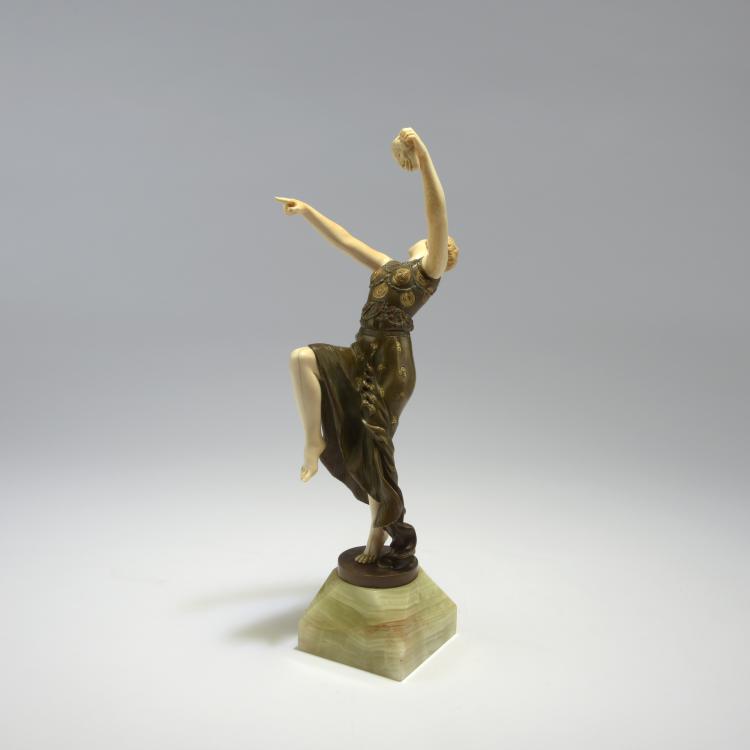 Bild 4 zu Objekt, 'Comedy-Tragedy' dancer, 1920s, Jo&eacute; Descomps, Etling, Paris, 132B 612