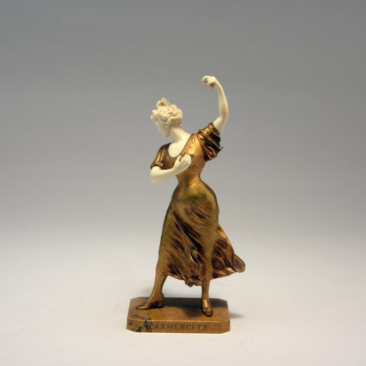 Hauptbild zu Objekt, 'Carmencita', um 1900, Am&eacute;lie Colombier, Goldscheider, Arthur, Paris, 132B 608