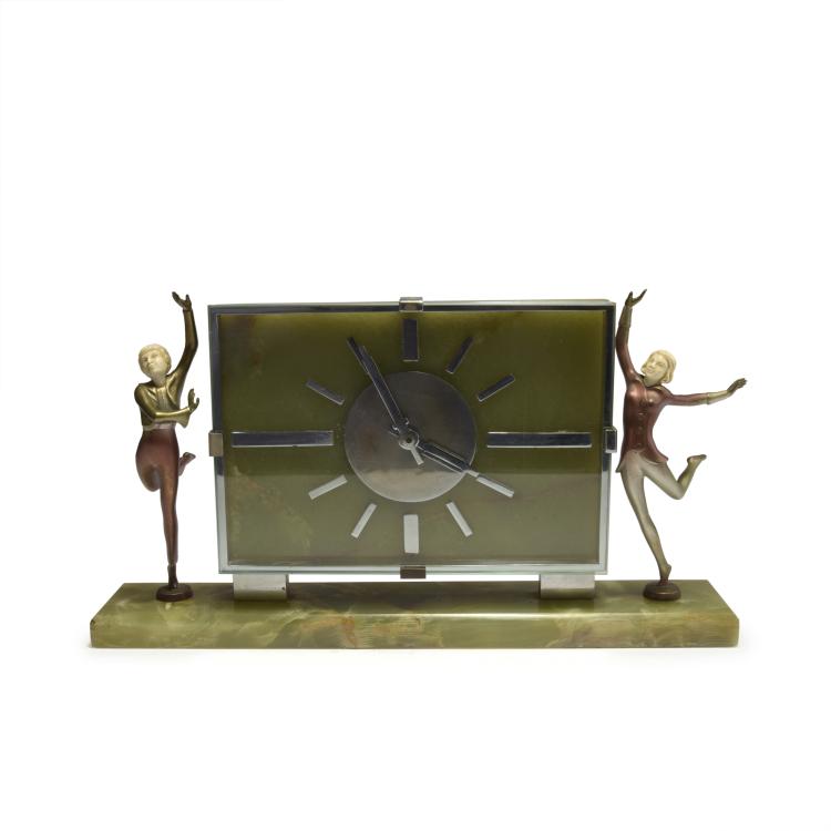 Hauptbild zu Objekt, Mantle clock, 1920s , Josef Lorenzl, 132B 646