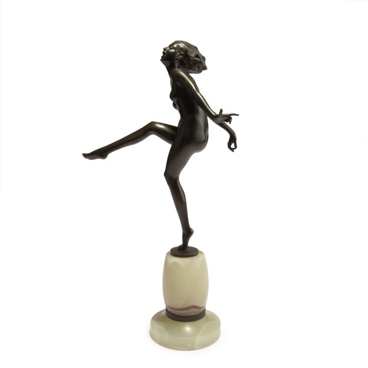 Hauptbild zu Objekt, T&auml;nzerin, 1920er Jahre, Josef Lorenzl, 132B 645