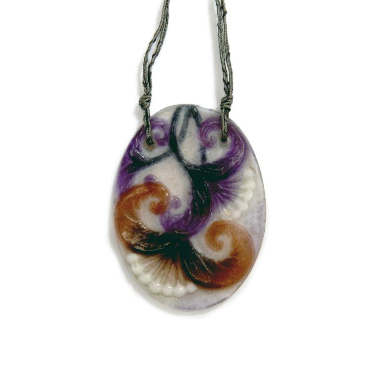 Hauptbild zu Objekt, Anh&auml;nger 'Papyrus', 1924, Argy-Rousseau, Gabriel, Paris, 132B 162