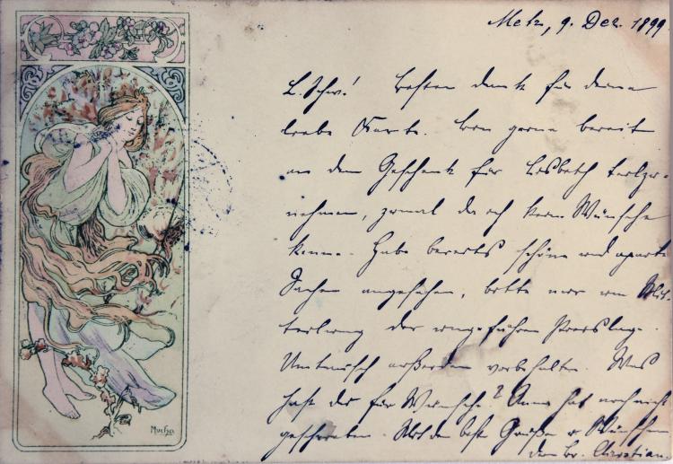 Bild 2 zu Objekt, 'Le Printemps', um 1895, Alphonse Mucha, 132B 944