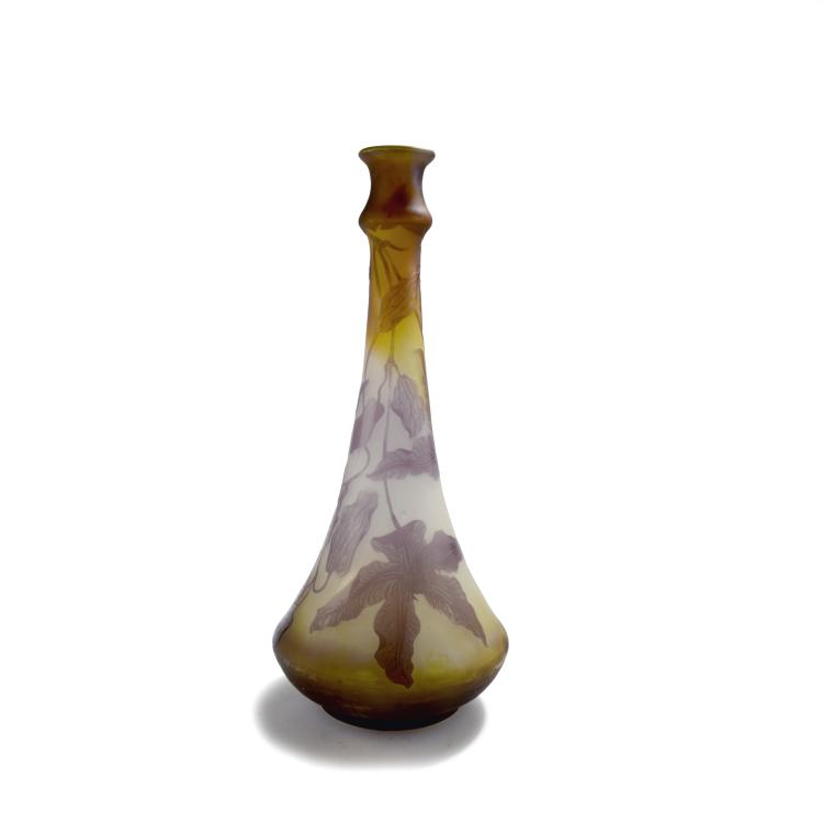 Hauptbild zu Objekt, 'Cl&eacute;matites' vase, 1902-03, Gall&eacute;, Emile, Nancy, 132B 345