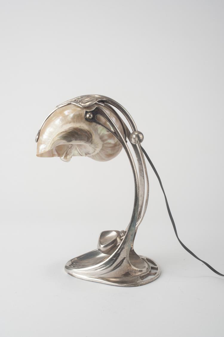 Bild 1 zu Objekt, Muschellampe, um 1900, &Ouml;sterreich, 132B 890