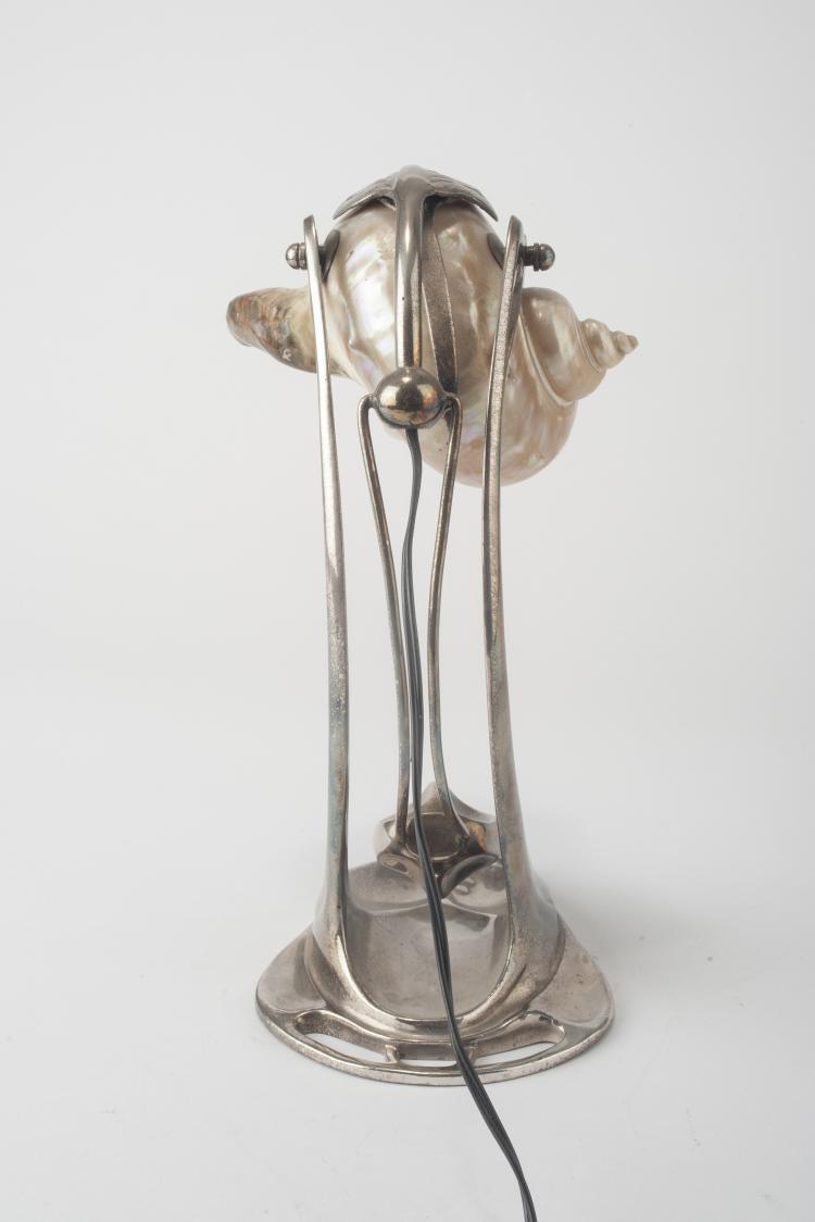 Bild 2 zu Objekt, Muschellampe, um 1900, &Ouml;sterreich, 132B 890