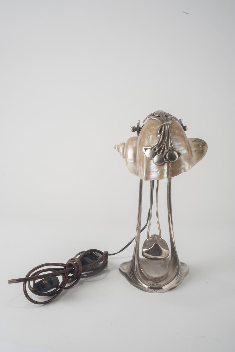 Bild 3 zu Objekt, Muschellampe, um 1900, &Ouml;sterreich, 132B 890