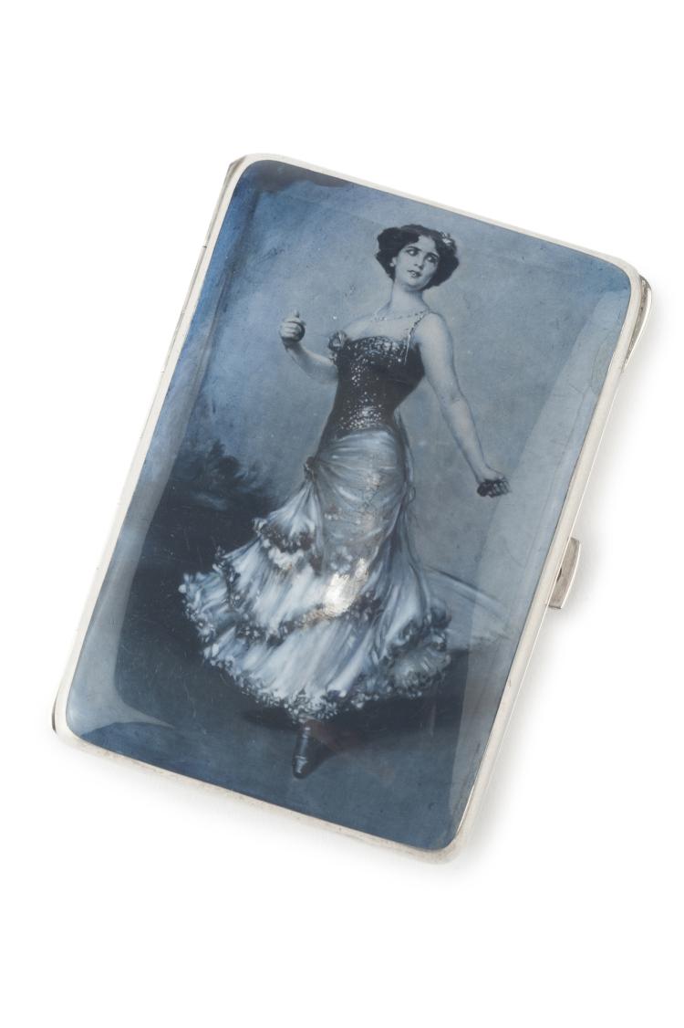 Hauptbild zu Objekt, Zigarettendose 'Lola Montez', um 1925, Deutschland, 132B 1005