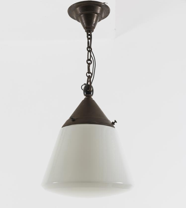 Hauptbild zu Objekt, '677 K 18' ceiling light, 1929, Hin Bredendieck, K&ouml;rting & Mathiesen, Leipzig-Leutzsch, 133A 36