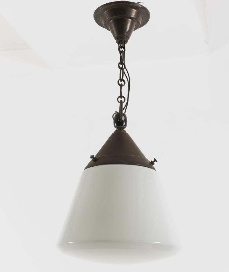 Bild 1 zu Objekt, '677 K 18' ceiling light, 1929, Hin Bredendieck, K&ouml;rting & Mathiesen, Leipzig-Leutzsch, 133A 36