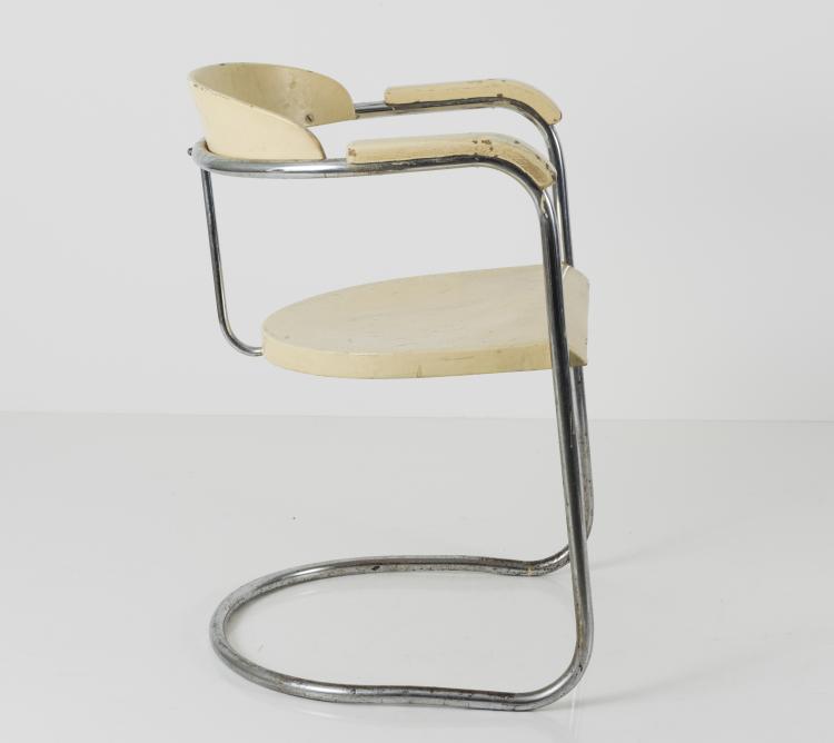 Bild 5 zu Objekt, Drei Freischwinger 'SS 33 Variante', 1931, Hans Luckhardt, Thonet, Frankenberg, 133A 63