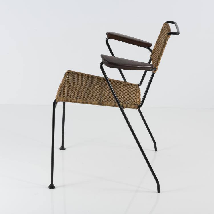 Bild 1 zu Objekt, Armlehnstuhl, um 1955, Paul Schneider-Esleben, Wilde & Spieth, Esslingen, 133A 83