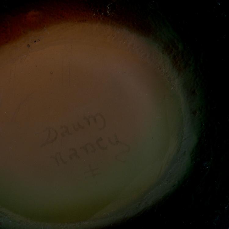 Bild 4 zu Objekt, Vase 'Orchid&eacute;es oranges (Crypripedium) et libellules', 1911, Daum Fr&egrave;res, Nancy, 132B 267