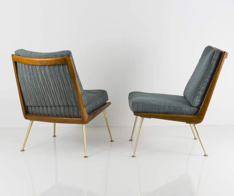 Bild 1 zu Objekt, Zwei Sessel 'Boomerang', um 1955, Albrecht Lange, Schmidt, Eugen, Darmstadt, 133A 118
