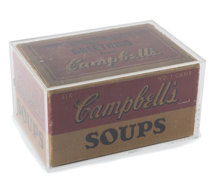 Hauptbild zu Objekt, 'Campbell&acute;s Soups Box Six No. 1 Cans', 1985, Andy Warhol, 132A 148