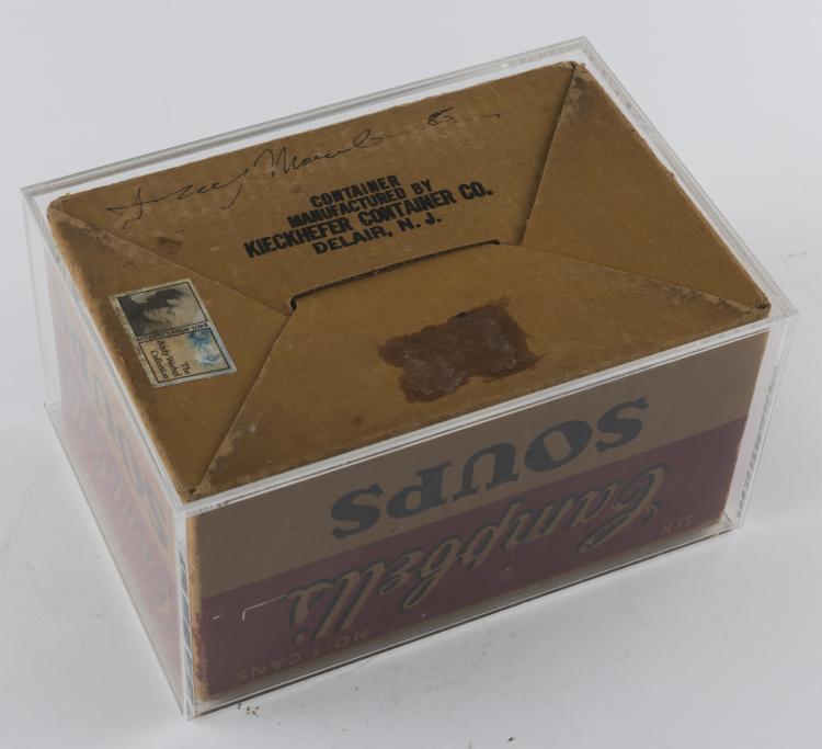 Bild 1 zu Objekt, 'Campbell&acute;s Soups Box Six No. 1 Cans', 1985, Andy Warhol, 132A 148