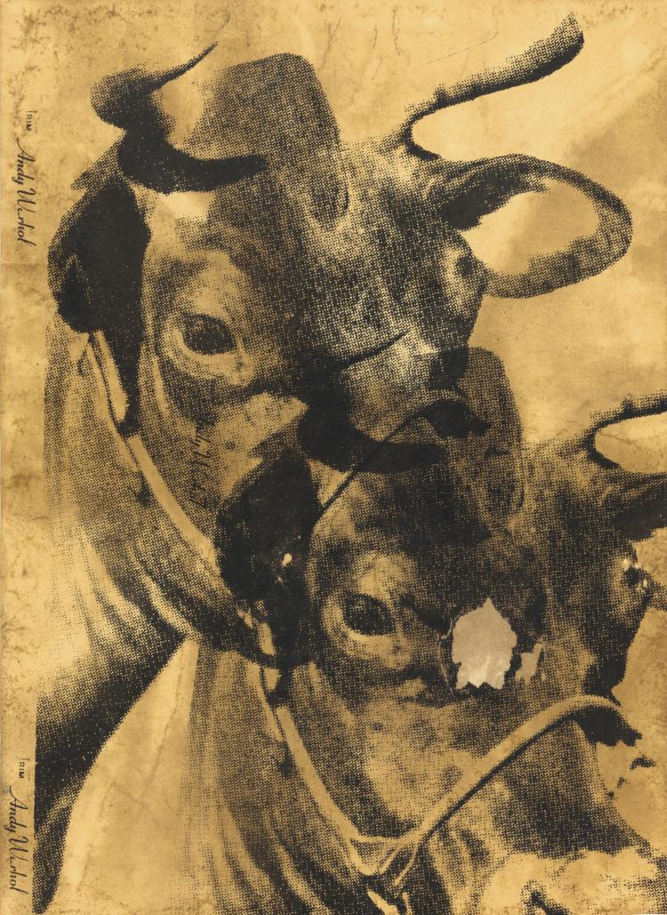 Hauptbild zu Objekt, 'Cow Wallpaper', 1970/80s, Andy Warhol, 132A 144