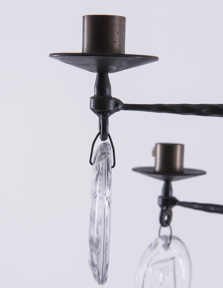 Bild 1 zu Objekt, Hanging candelabrum, 1960s, Erik H&ouml;glund, Str&ouml;mman & Co., G&ouml;teborg; Boda Nova Glassworks (zugeschrieben), 133B 241