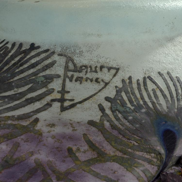 Bild 2 zu Objekt, Tischlampe 'Plumes de Paon', um 1910, Daum Fr&egrave;res, Nancy, 132B 260