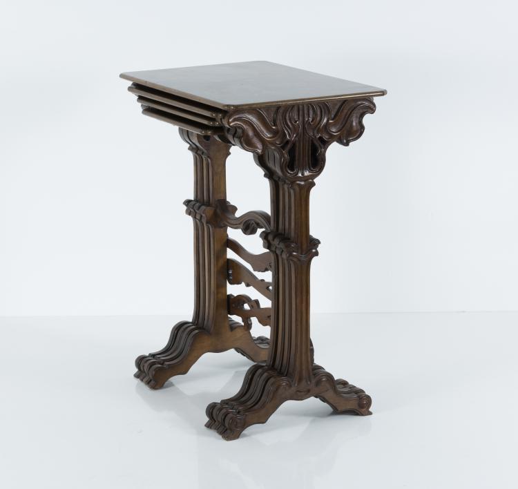 Bild 3 zu Objekt, Tables gigognes 'Les Saisons', um 1900, Gall&eacute;, Emile, Nancy, 132B 570