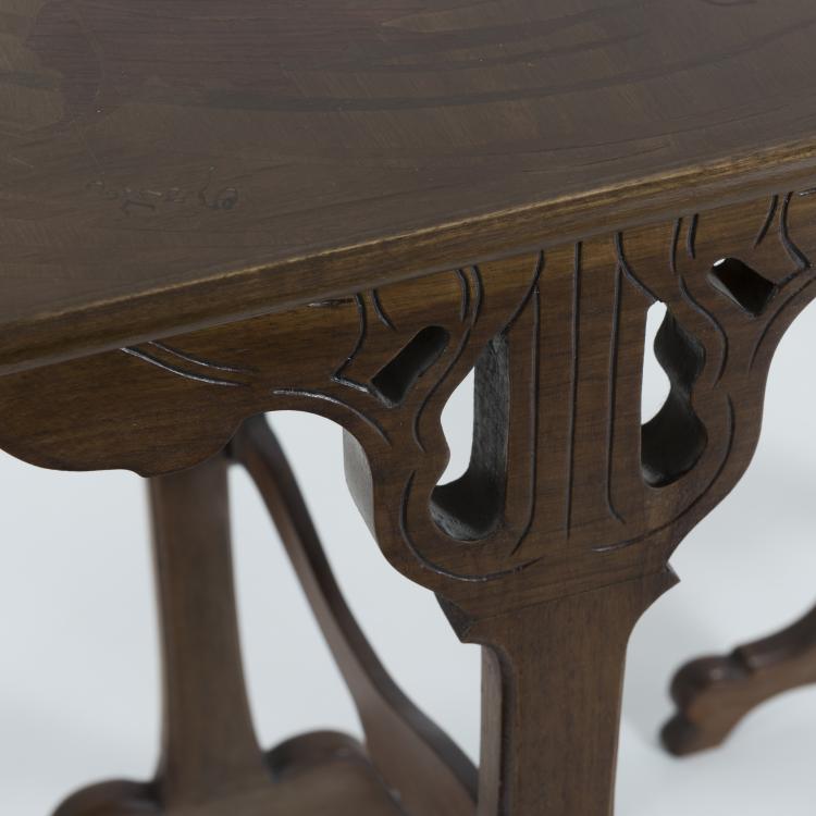 Bild 5 zu Objekt, Tables gigognes 'Les Saisons', um 1900, Gall&eacute;, Emile, Nancy, 132B 570