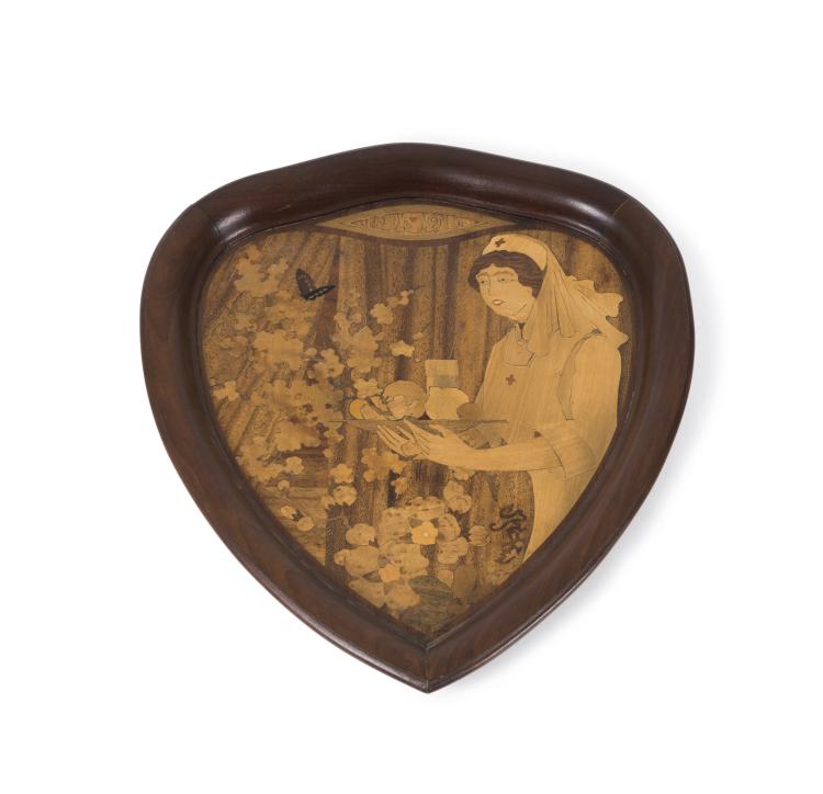 Hauptbild zu Objekt, Intarsienbild 'Florence Nightingale', 1916, Gall&eacute;, Emile, Nancy, 132B 573