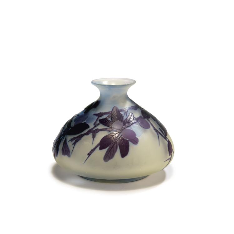 Hauptbild zu Objekt, Vase 'Prunelles', 1906-14, Gall&eacute;, Emile, Nancy, 132B 359