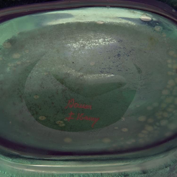 Bild 2 zu Objekt, Vase 'Je meurs o&ugrave; je m'attache', um 1885, Daum Fr&egrave;res, Nancy, 132B 177