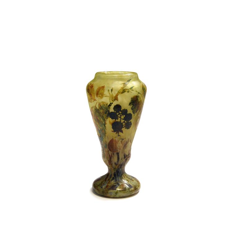 Hauptbild zu Objekt, Vase 'M&ucirc;res', 1910, Daum Fr&egrave;res, Nancy, 132B 242