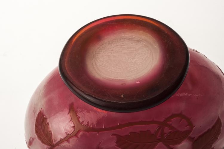 Bild 3 zu Objekt, Vase 'Roses', um 1900, Muller, Henri, Croismare, 132B 439