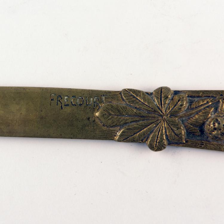 Bild 1 zu Objekt, Papiermesser 'Bl&auml;tter und Fr&uuml;chte', um 1900, Fr&eacute;court, 132B 838