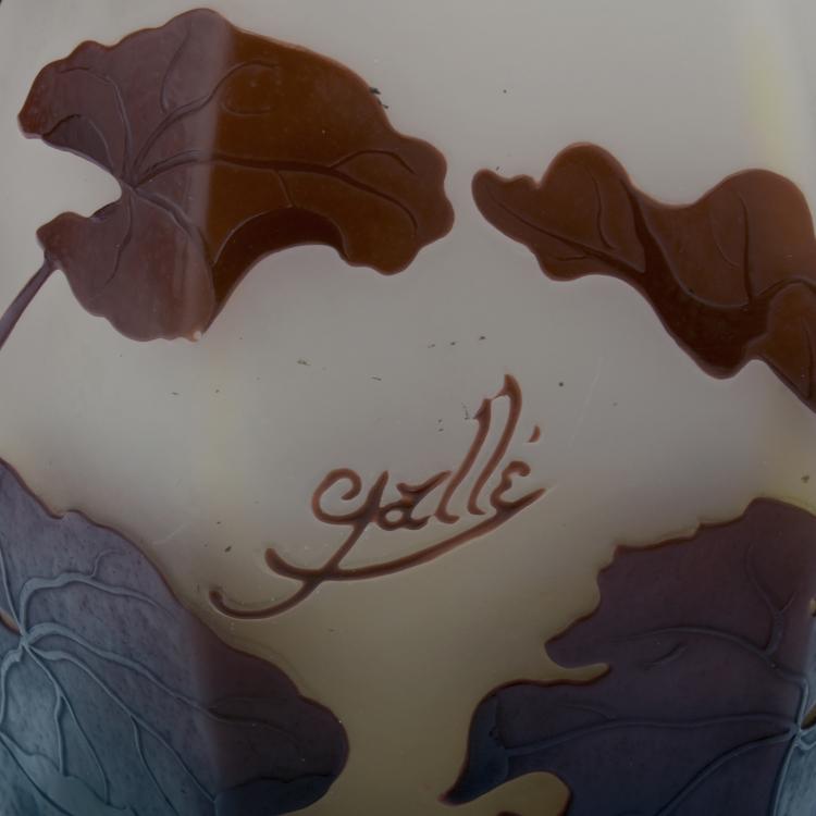 Bild 2 zu Objekt, Vase 'Geranium', 1906-14, Gall&eacute;, Emile, Nancy, 132B 365