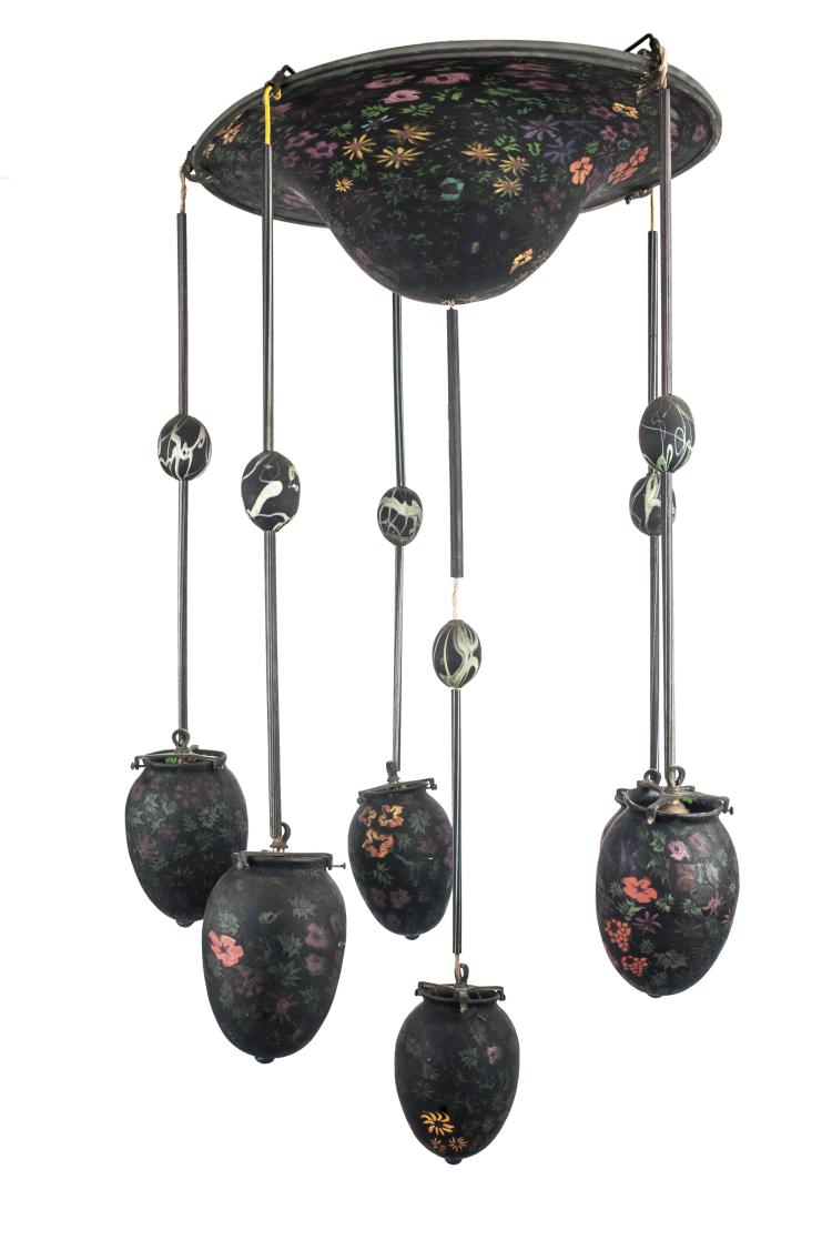 Hauptbild zu Objekt, Deckenleuchte, um 1915, Toso, Fratelli, Murano, 134C 635