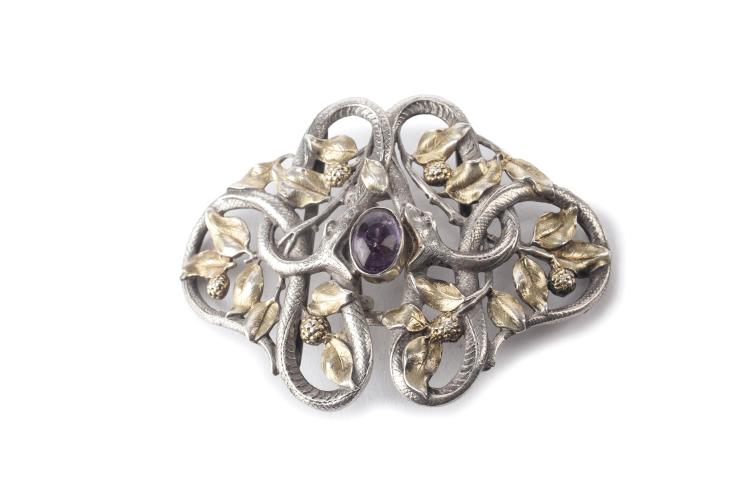 Hauptbild zu Objekt, G&uuml;rtelschnalle 'Serpents', 1920er Jahre, Frankreich, 132B 1043