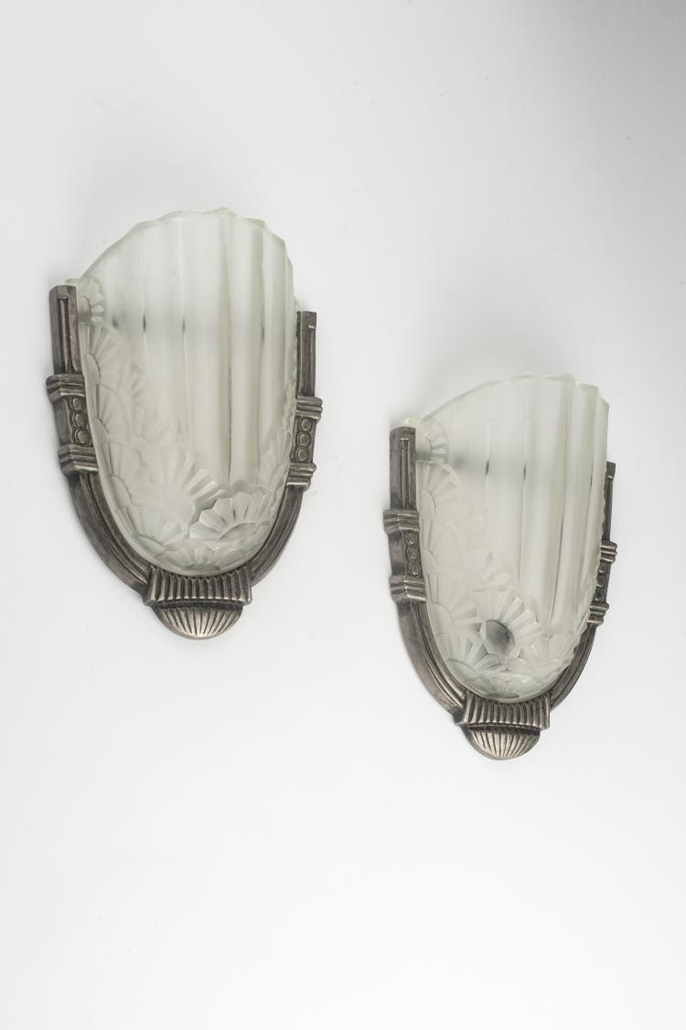 Bild 1 zu Objekt, Pair of appliques, c1925, Frankreich, 132B 312