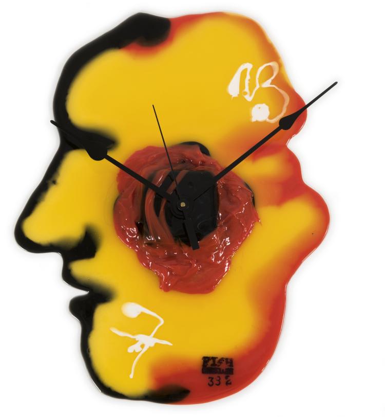 Hauptbild zu Objekt, '382' wall clock, 1990s, Gaetano Pesce, Fish Design, New York, 133B 422