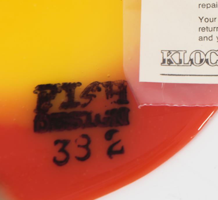 Bild 1 zu Objekt, '382' wall clock, 1990s, Gaetano Pesce, Fish Design, New York, 133B 422