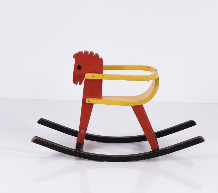 Hauptbild zu Objekt, Schaukelpferd 'Peter', um 1958, Konrad Keller, Konrad Keller Spielzeug, G&ouml;ppingen, 133A 122