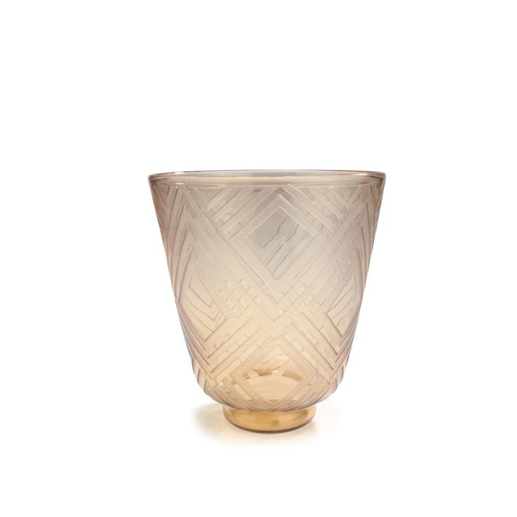 Hauptbild zu Objekt, Tall vase, c1930, Daum Fr&egrave;res, Nancy, 132B 302