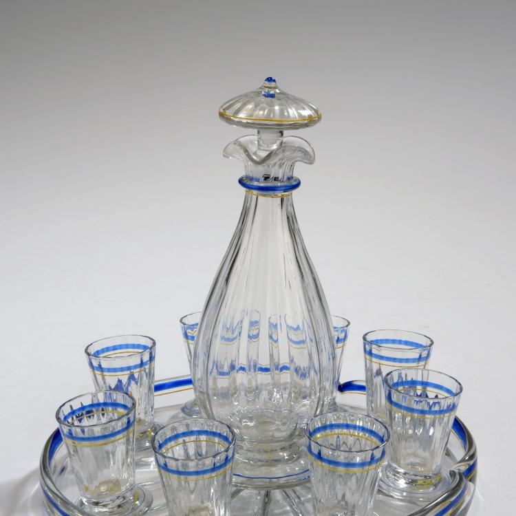 Bild 1 zu Objekt, Lik&ouml;rservice, 1891, Daum Fr&egrave;res, Nancy, 132B 179