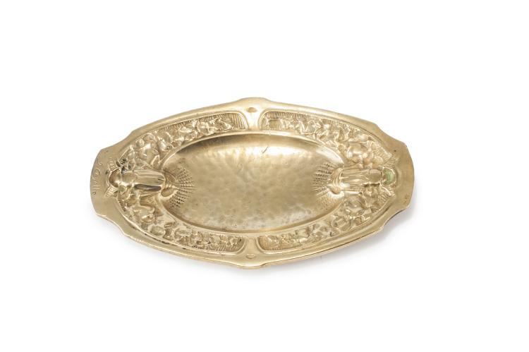 Hauptbild zu Objekt, Visiting card tray with beetles, 1920s, Cayette, Jules, Nancy, 132B 846