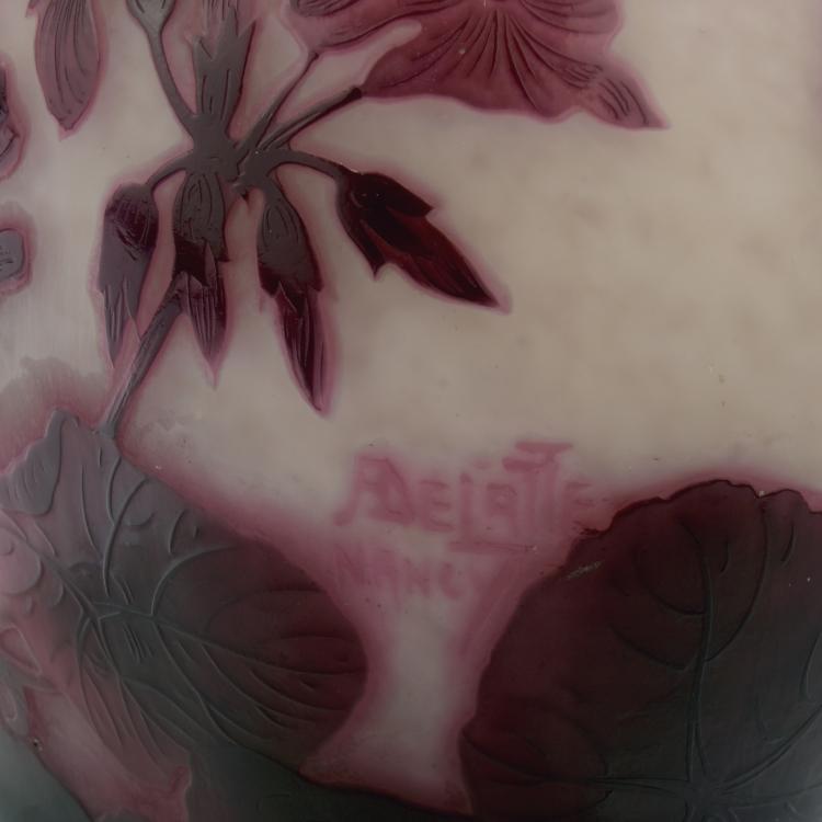 Bild 2 zu Objekt, Vase 'G&eacute;ranium', um 1920, Delatte, Andr&eacute;, Nancy, 132B 305