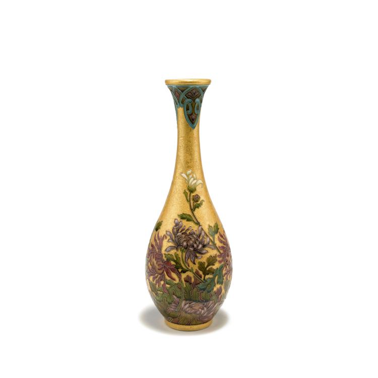 Hauptbild zu Objekt, Vase 'Chrysanth&egrave;mes', um 1905, Milet, Optat F&eacute;lix, S&egrave;vres, 132B 809