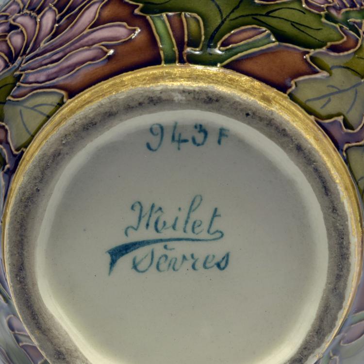 Bild 2 zu Objekt, Vase 'Chrysanth&egrave;mes', um 1905, Milet, Optat F&eacute;lix, S&egrave;vres, 132B 809