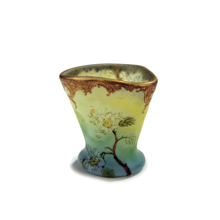 Bild 1 zu Objekt, Vase 'Fleurs de pommier', 1900-14, Legras & Cie., Saint-Denis, 132B 418